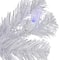 7.5ft. Pre-Lit White Winston Pine Pencil Artificial Christmas Tree, Multi LED Lights